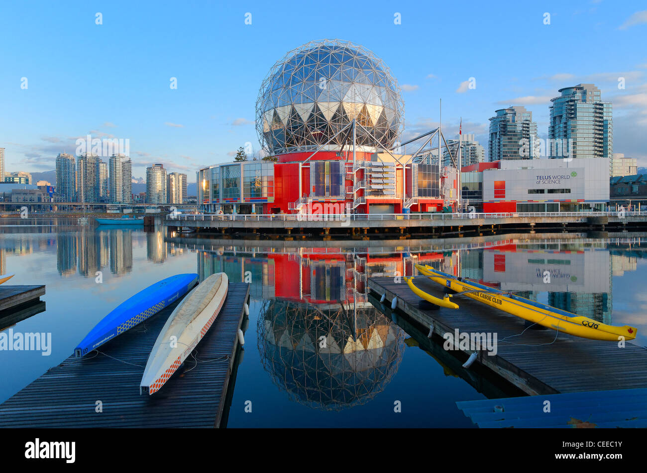 World of Science, False Creek, Vancouver, British Columbia, Canada Foto Stock