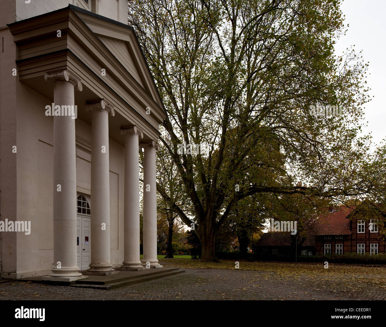 Wolfsburg-Fallersleben, Evangelische Kirche Foto Stock