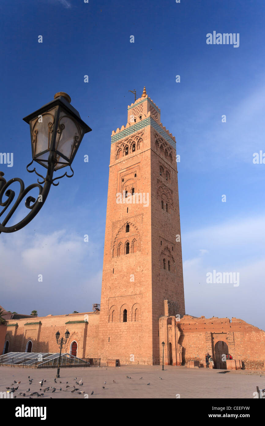 Il Marocco Marrakech, Moschea Kotoubia Foto Stock