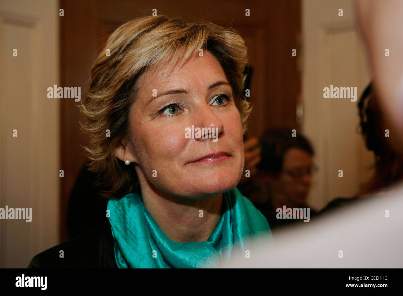 Maria Larsson. Il Ministro per i bambini e l'ElderlyMinistry della Sanità e degli affari sociali Foto Stock