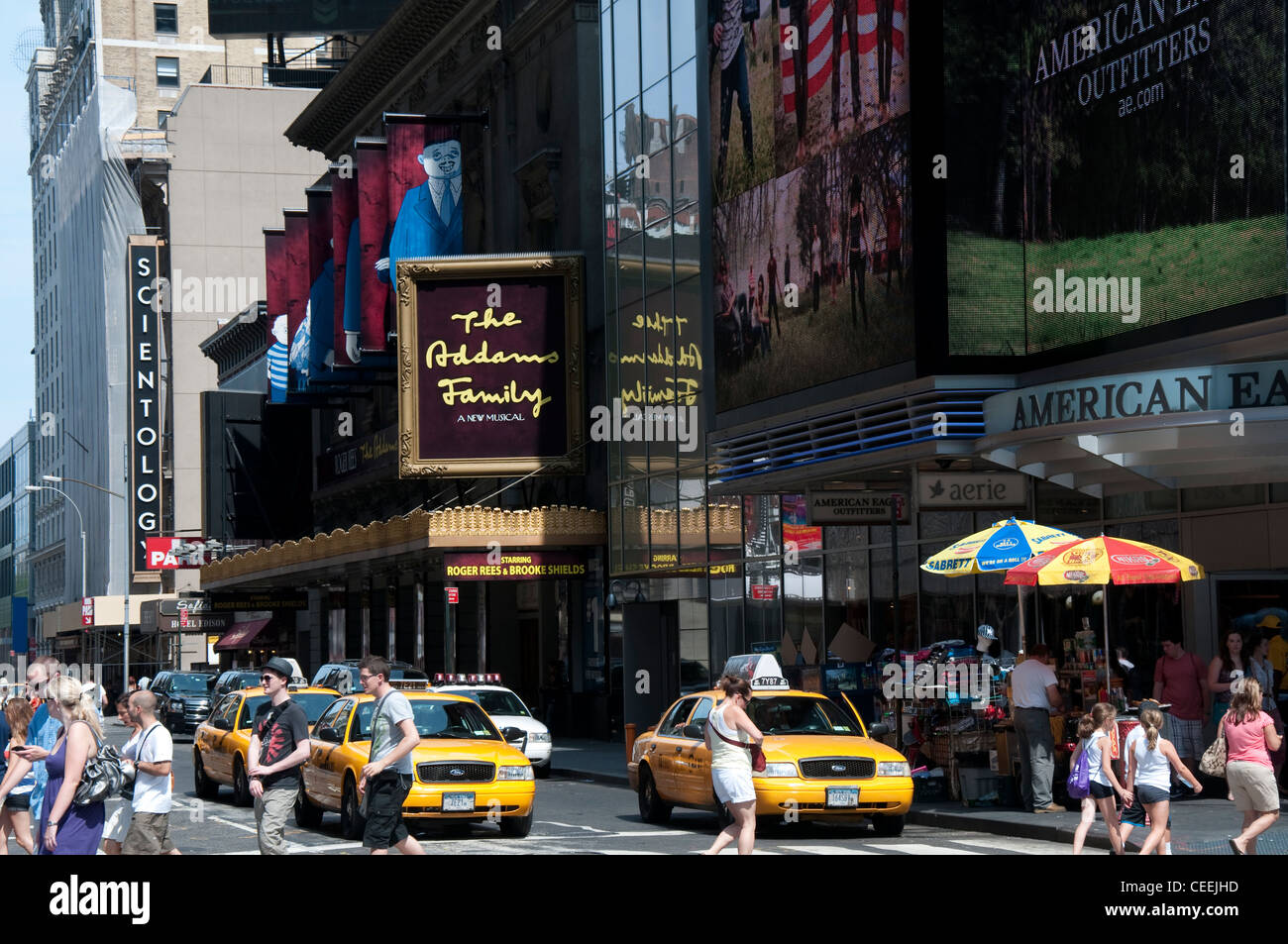 Times Square a New York City, Stati Uniti d'America Foto Stock