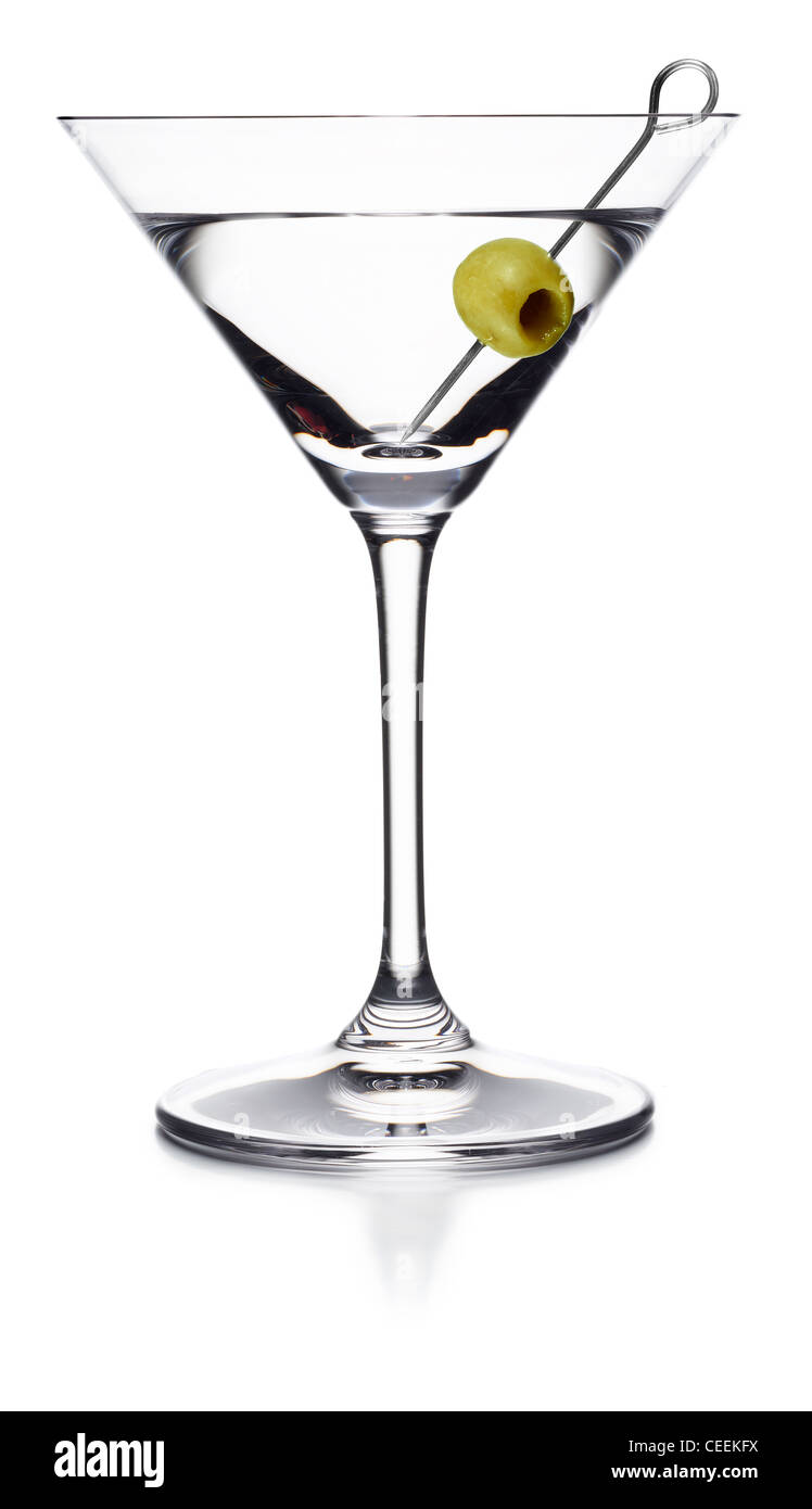 Bevande alcoliche dry martini cocktail Foto Stock