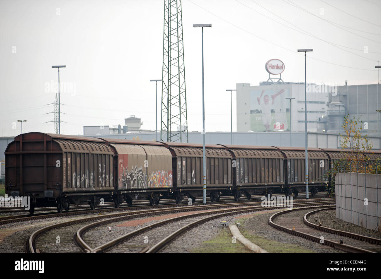 Henkel fabbrica chimica Germania Foto Stock