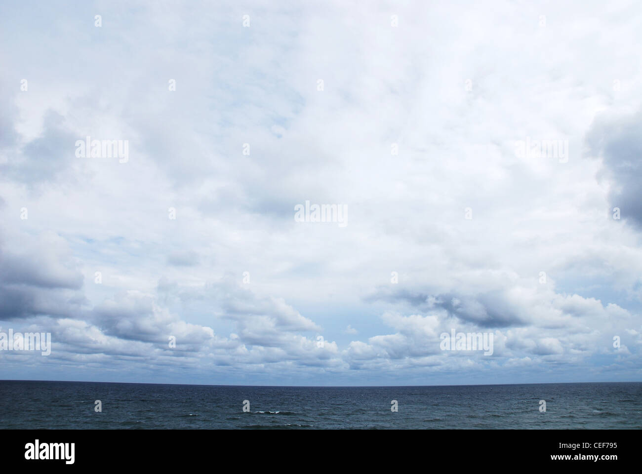 Mare,ocean,Vista,orizzonte,blu,SKY,nuvole,paesaggio Foto Stock