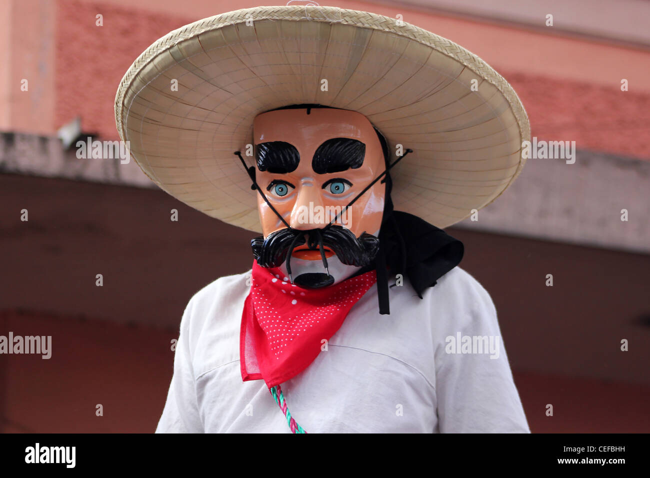 Uomo messicano Costume, festa dell Immacolata Concezione Foto Stock