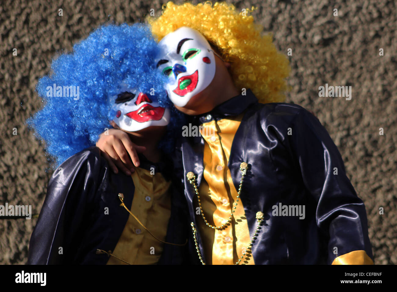 Clown Boys, Payasos Foto Stock