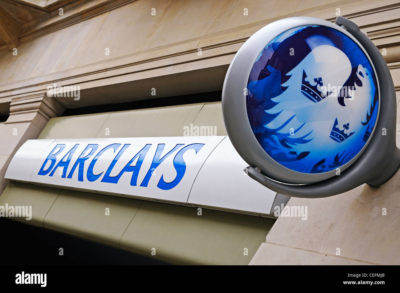 Barclays Bank, UK. Foto Stock
