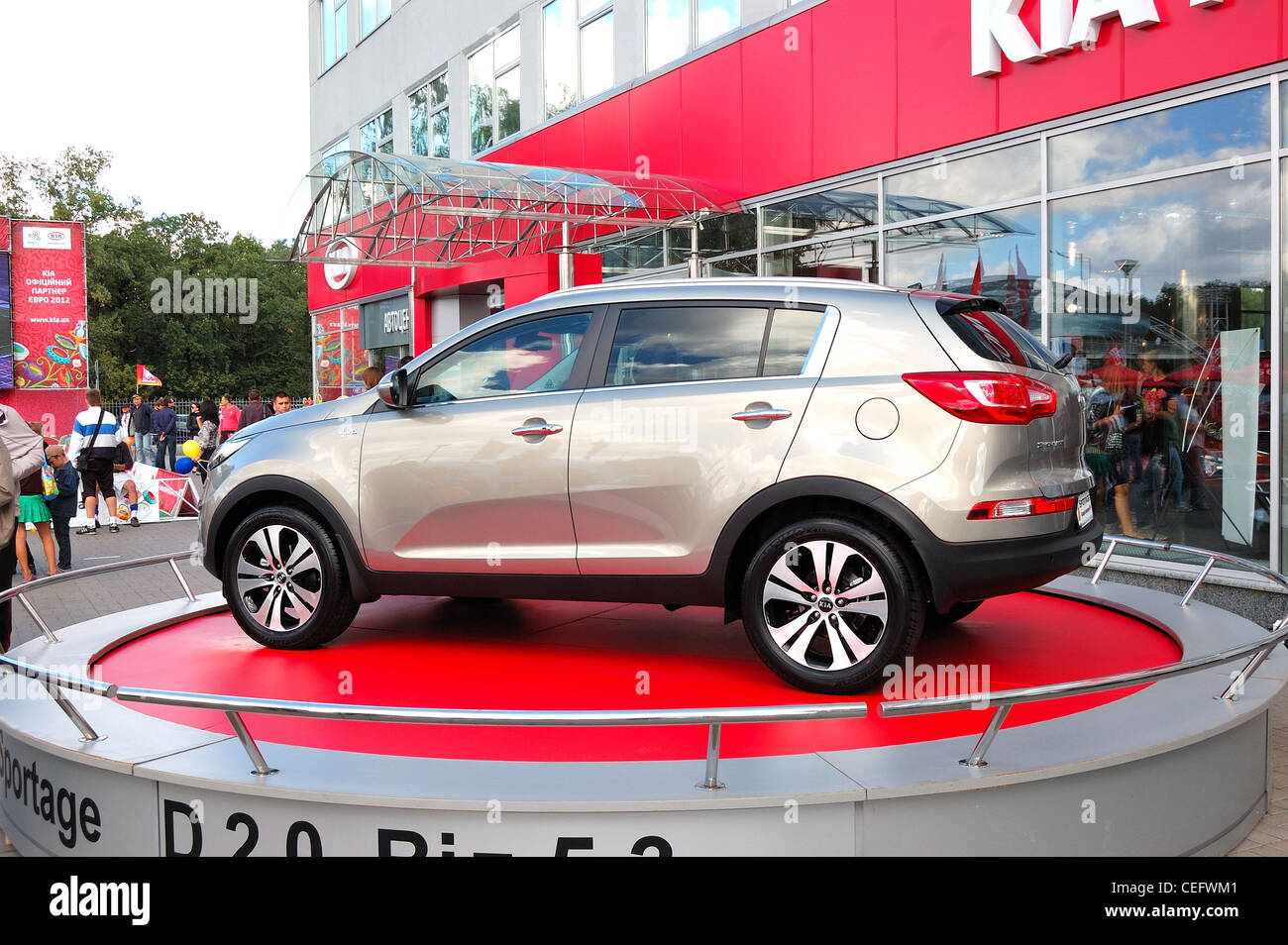 Nuova generazione di Kia Sportage a annualmente automotive-show 'capitale auto show 2011" Foto Stock