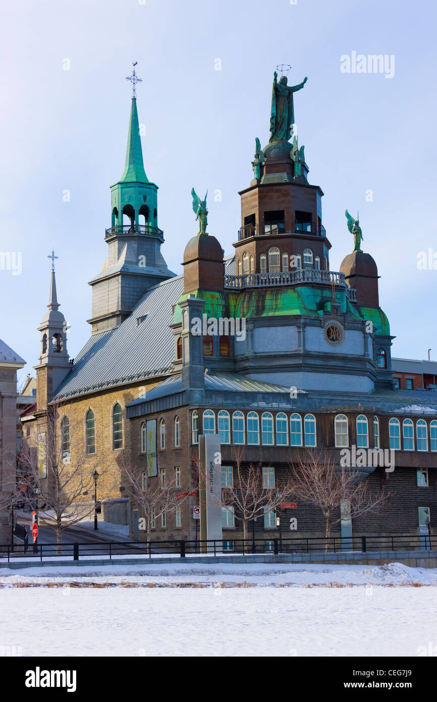 Notre Dame de Bon Secours Cappella, Montreal, Canada Foto Stock