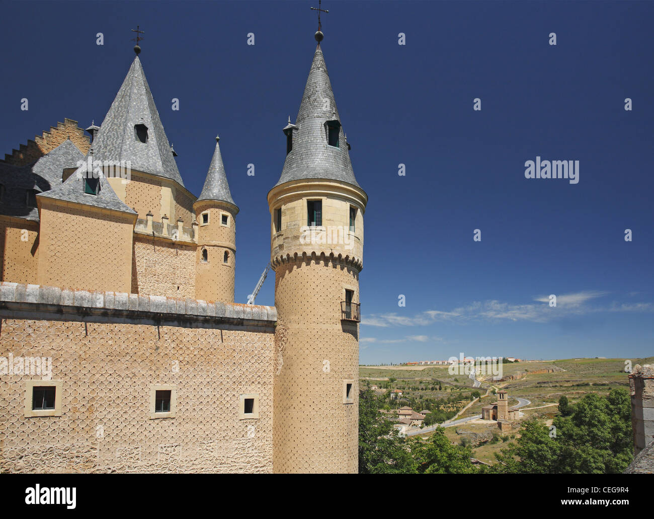 L'Alcazar of Segovia, Spagna Foto Stock