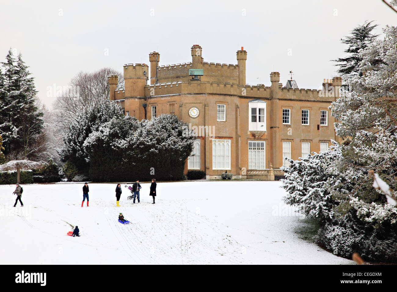 Mansion in Nonsuch Park, Cheam Surrey, Inghilterra Foto Stock