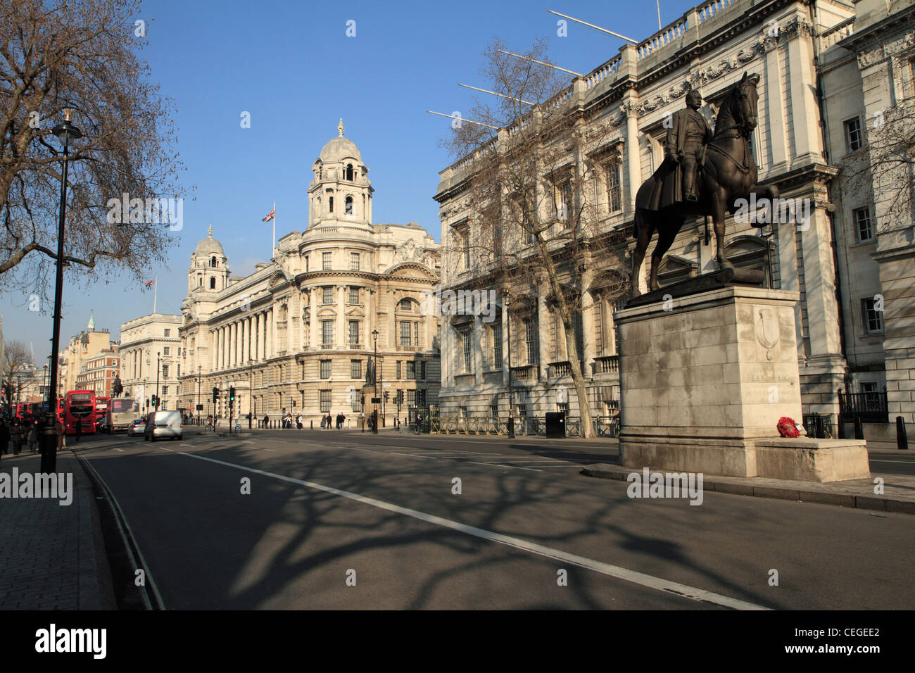 Whitehall, London, Regno Unito Foto Stock