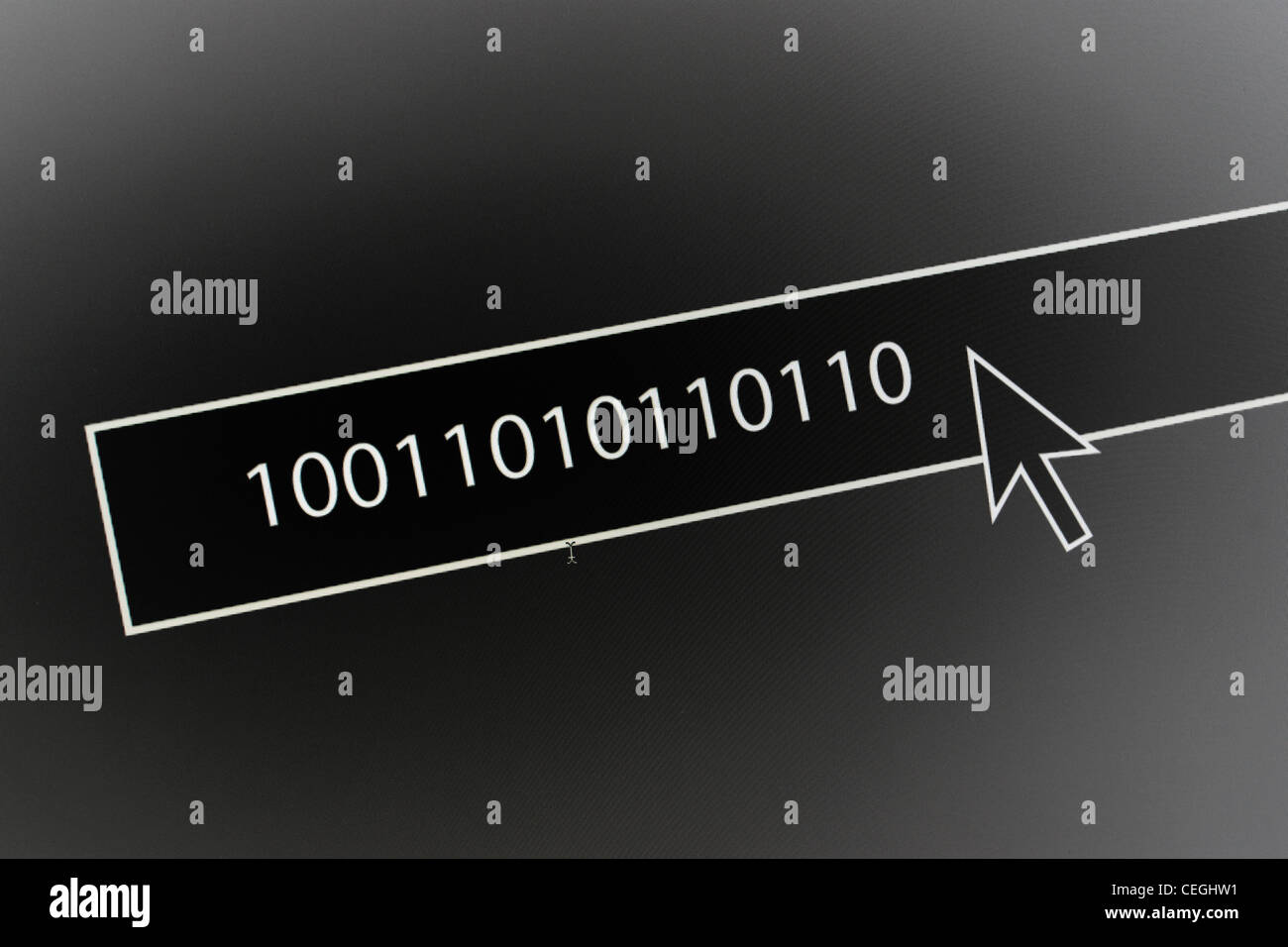 Il linguaggio dei computer Foto Stock