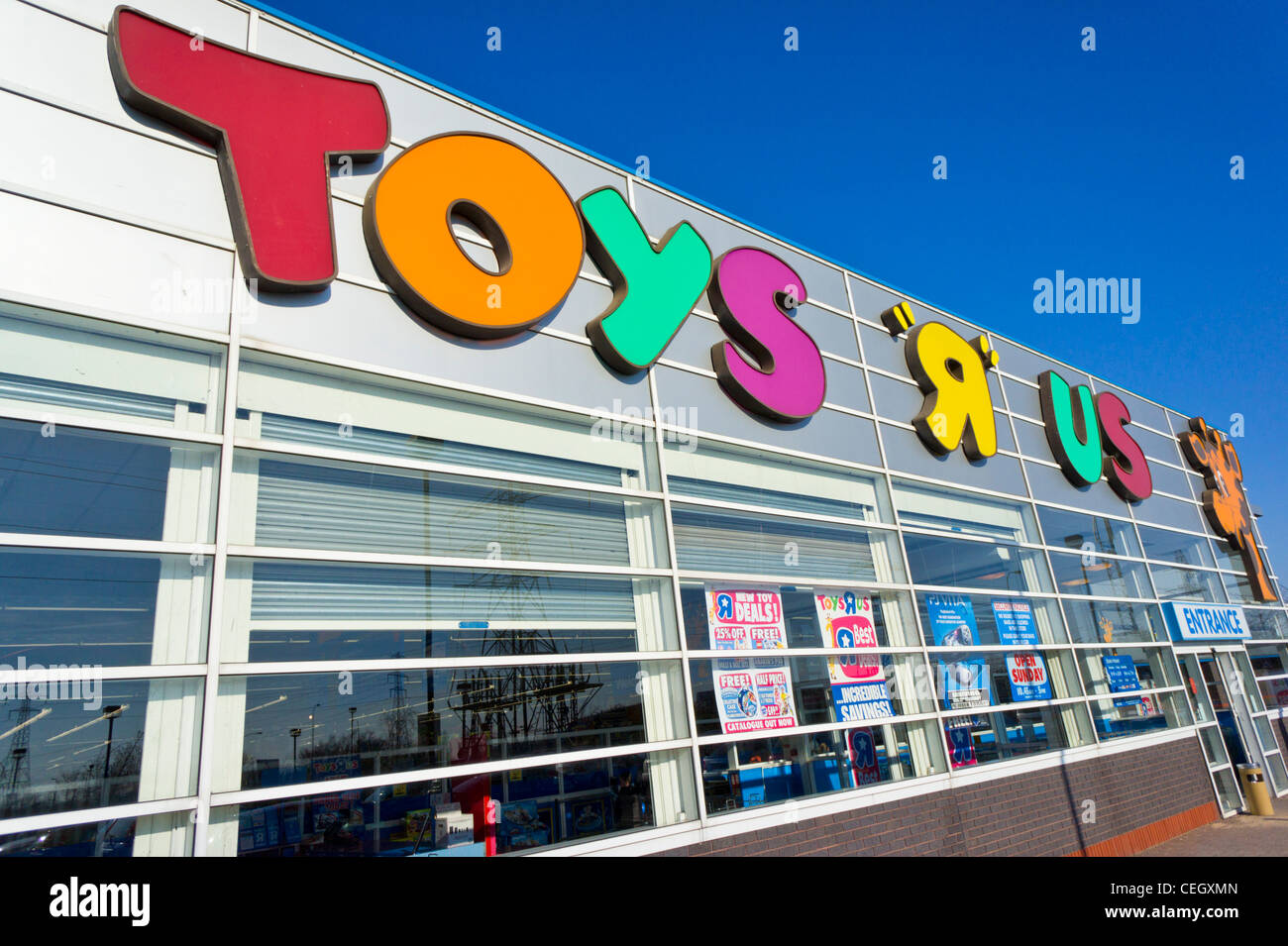 Negozio di fronte Toys R us nottingham England Regno unito Gb eu europe Foto Stock