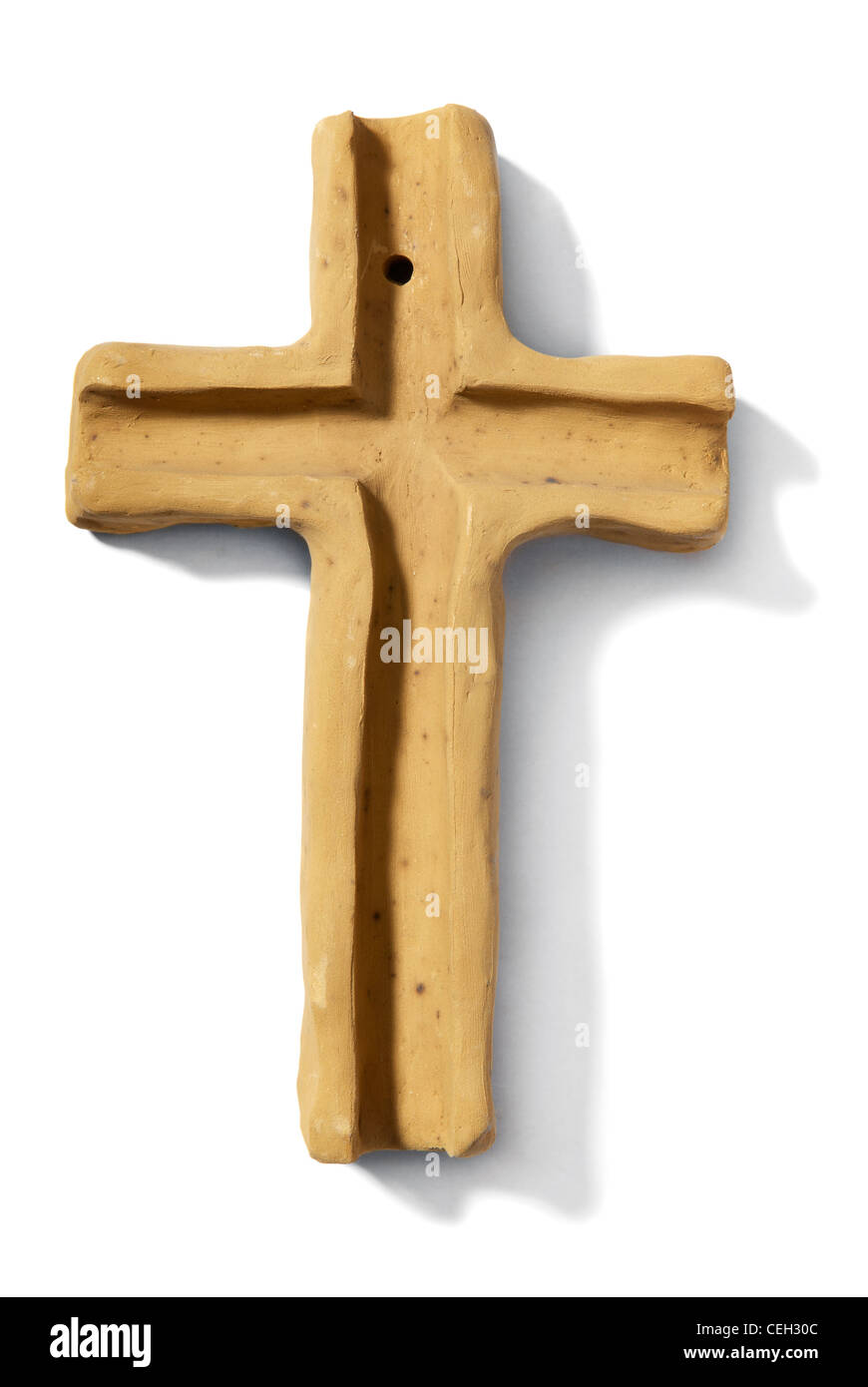 Studio shot del crocifisso. Un cristiano simbolo religioso. Foto Stock