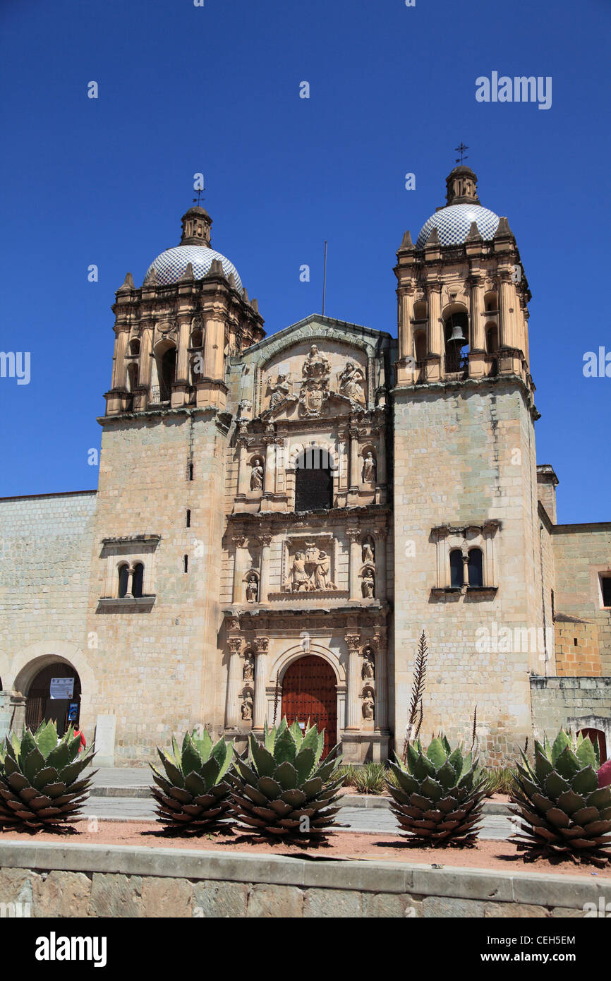 Chiesa di Santo Domingo, Iglesia de Santo Domingo, ex monastero, città di Oaxaca, Oaxaca, Messico Foto Stock
