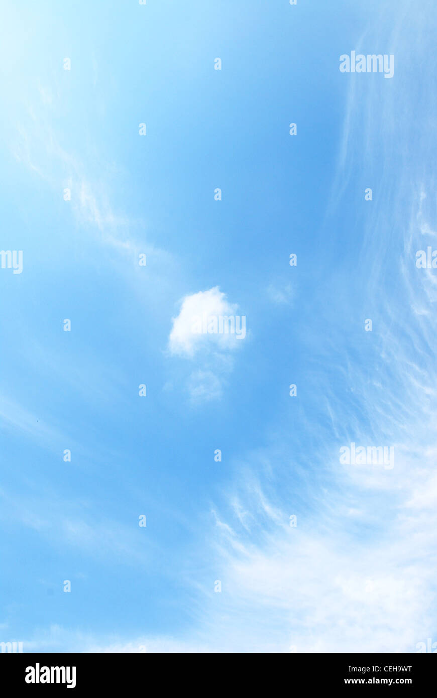 L'aria,nuvole,SKY,nuvoloso,texture,blu,sfondo,sun Foto Stock