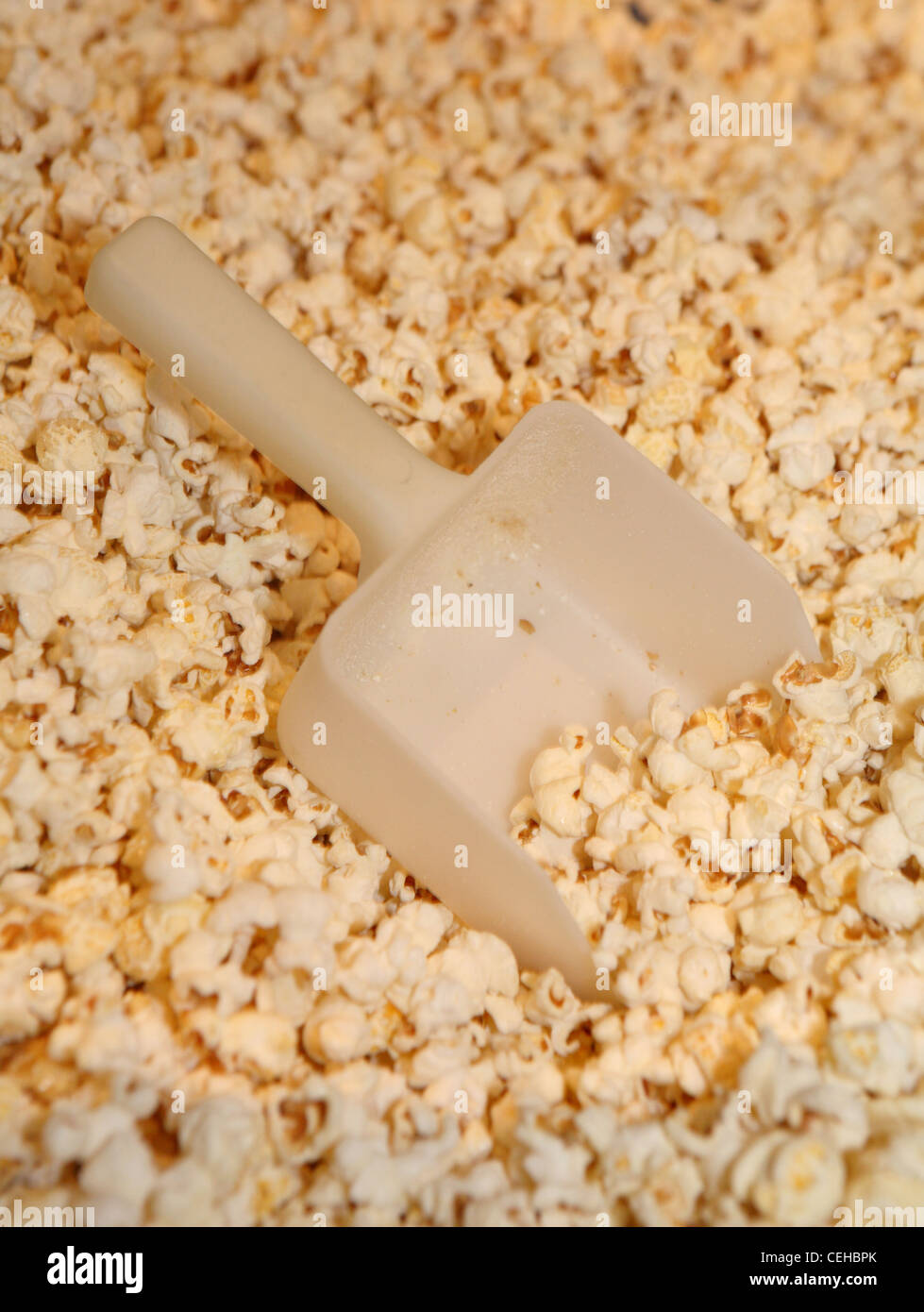 Convogliatore e pop-corn Foto Stock