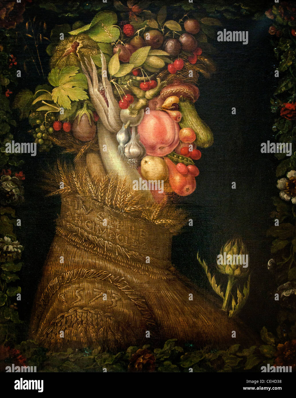 Estate L'estate le Quattro Stagioni 1573 da ARCIMBOLDO Giuseppe 1527-93 Italia Italiano Foto Stock