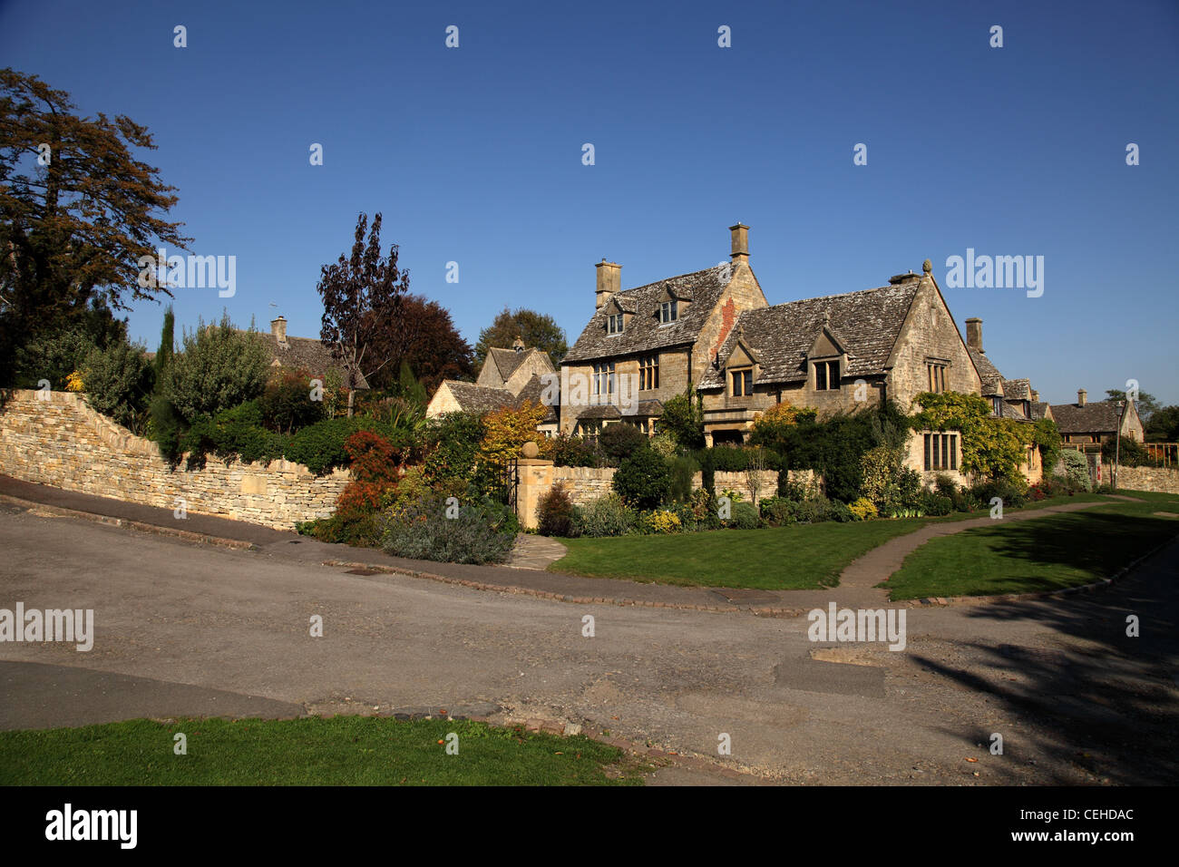 Pittoresca casa in Chipping Campden, Gloucestershire, uno dei più belli villaggi di Cotswolds Foto Stock