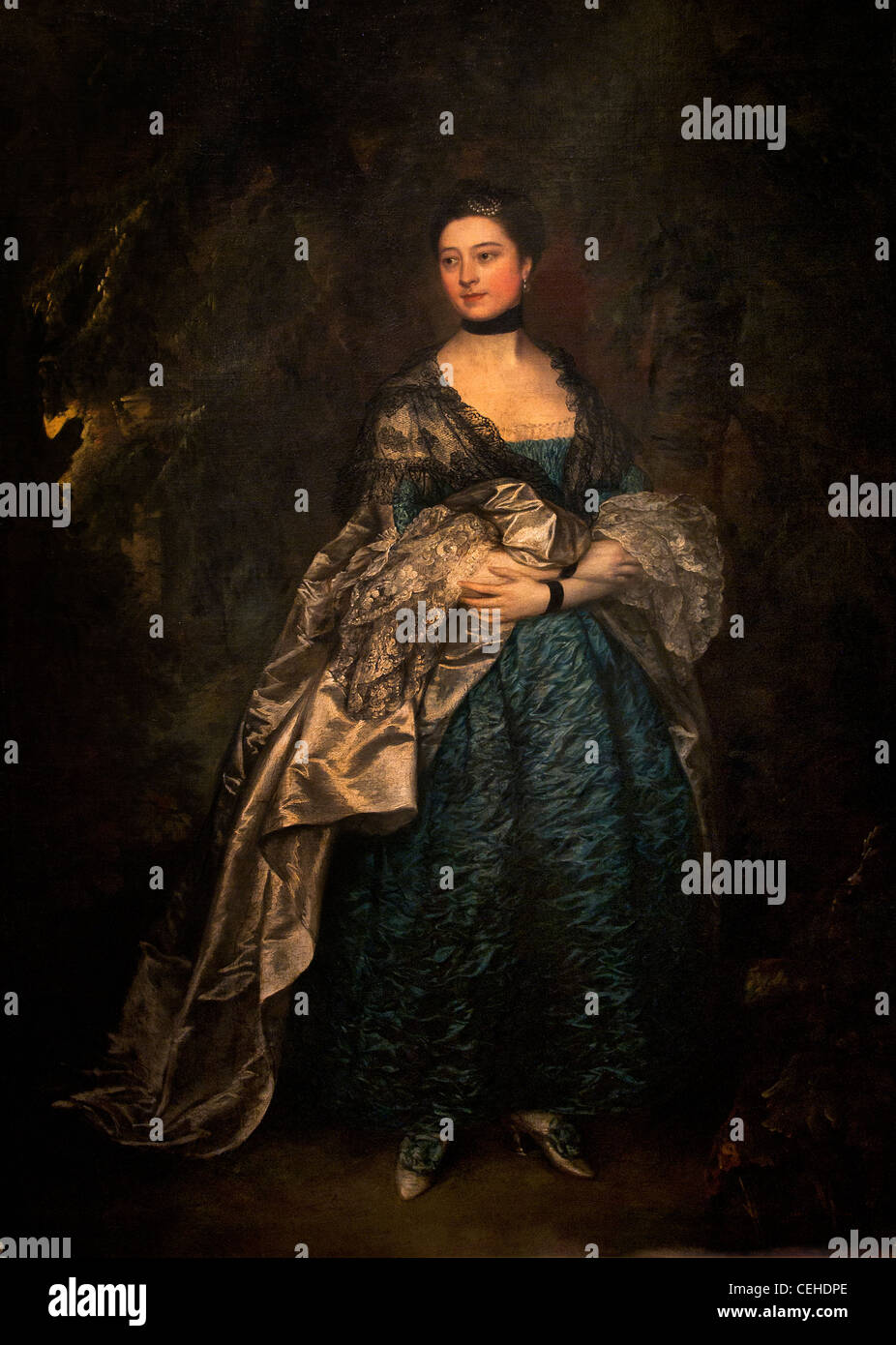 Lady Alston 1760-65 da Thomas Gaunsborough 1727 1788 inglese British England Regno Unito Foto Stock