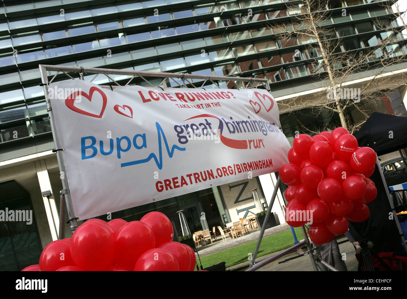 Lancio di bupas grande esecuzione di Birmingham in Birmingham il 14 feb 2012 Foto Stock