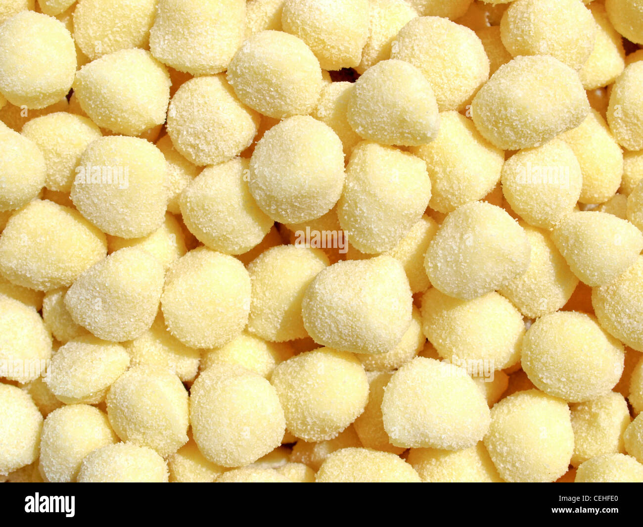 Gnocchi italiani pasta utili come uno sfondo Foto Stock