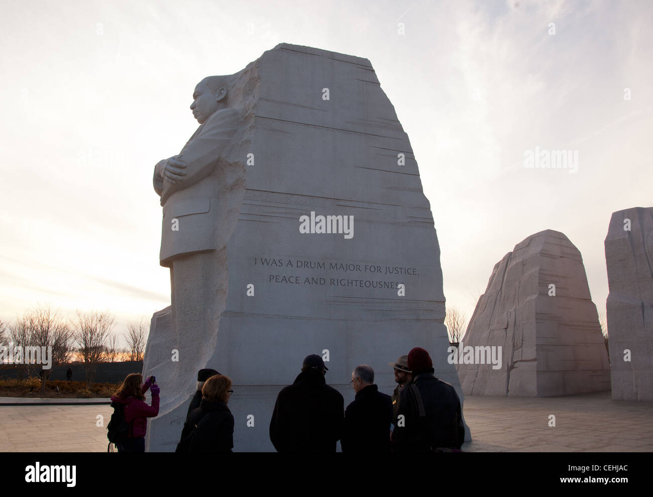 Washington, DC - 13 febbraio: Monumento a Martin Luther King il 13 febbraio 2012. Di governo hanno concordato su Feb 12 per modificare il grande tamburo parole sulla statua Foto Stock