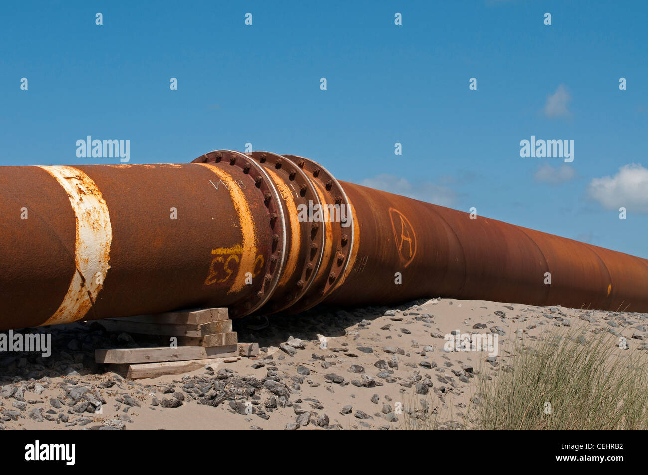La pipeline per il trasporto Foto Stock