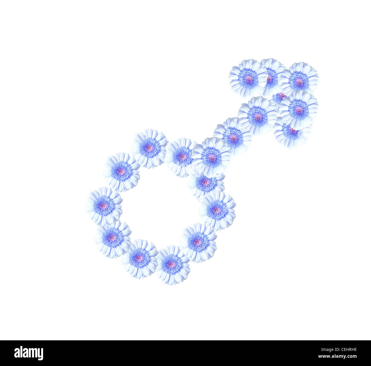 Icona maschio Foto Stock