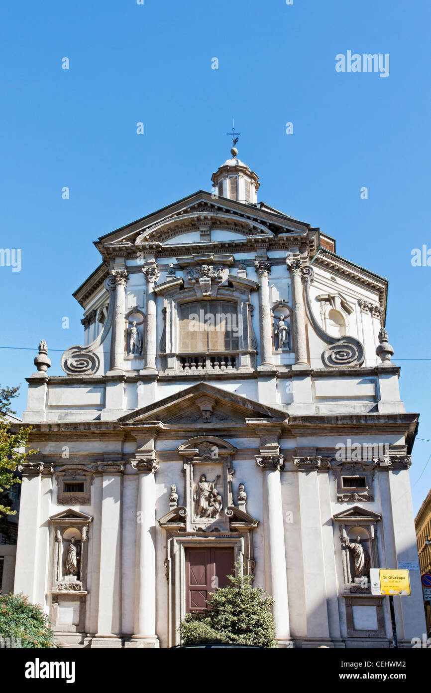 Chiesa di San Giuseppe, 1606, barocco Francesco Maria Richini architetto, Milano, Lombardia, Italia Foto Stock