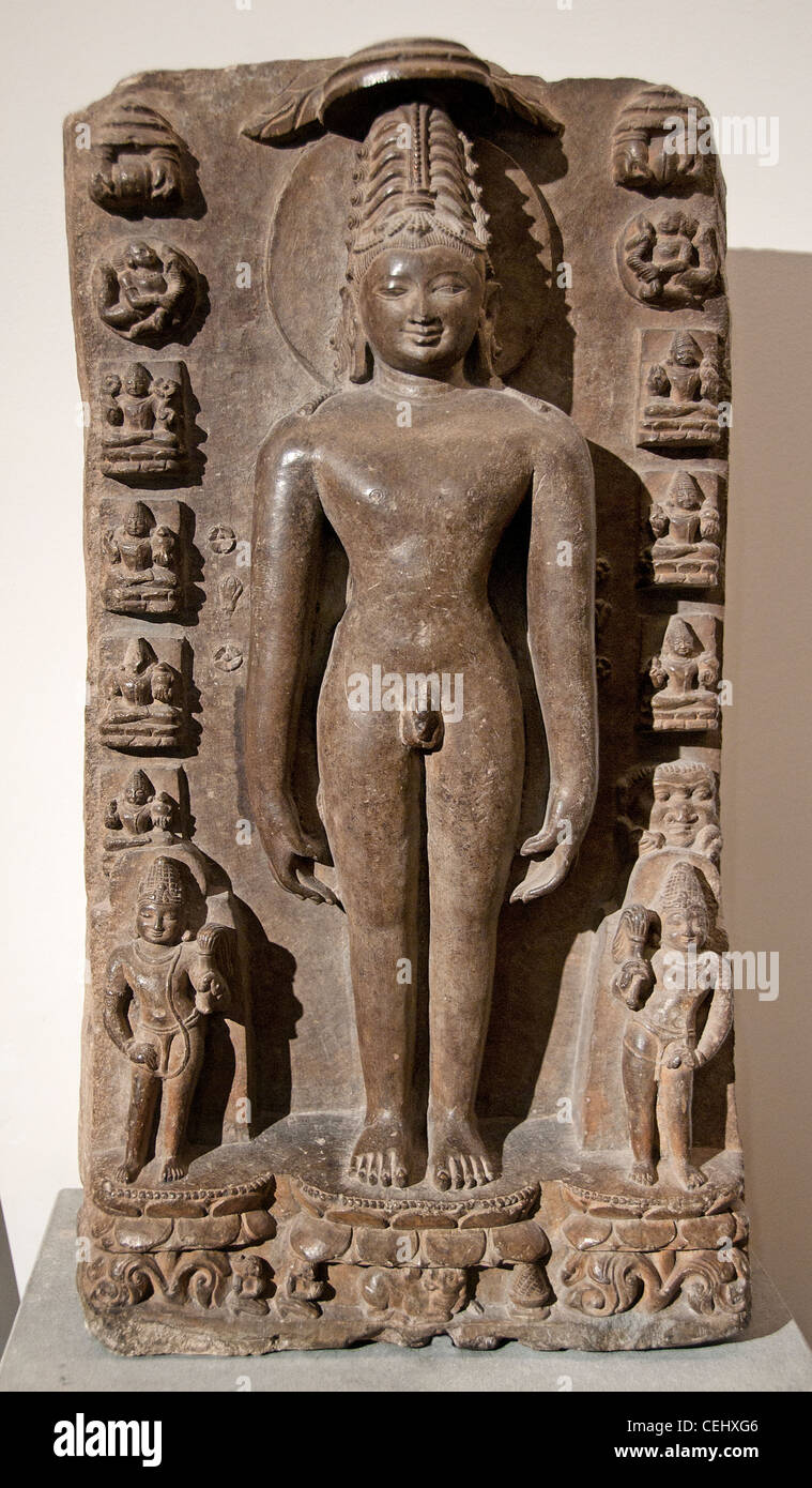 Il Tirthankara Risabhanatha Orissa 11-12 secolo India Foto Stock