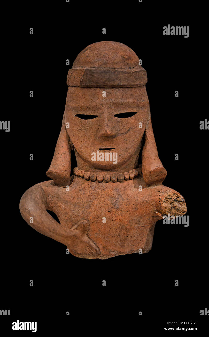 Donna busto in terracotta giappone giapponese vi secolo d.c. periodo Kofun Gumma Foto Stock