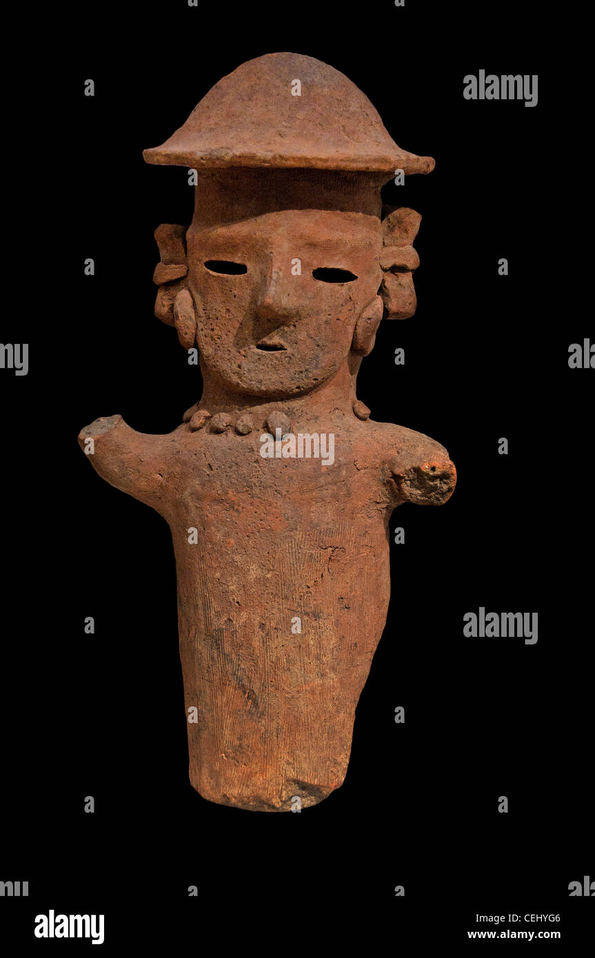 Uomo busto in terracotta giappone giapponese vi secolo d.c. periodo Kofun Chiba Foto Stock