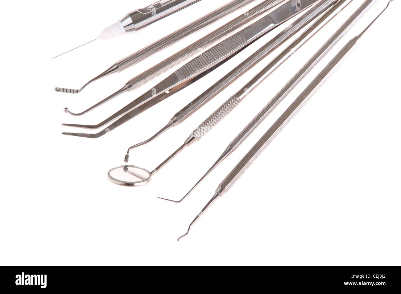 Kit Esame Dentale Pinzetta Universitaria E Specchio Bocca Con Manico - Foto 13