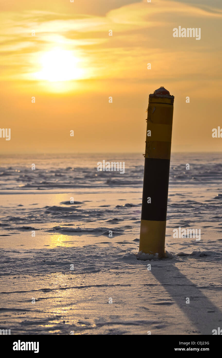 San Pietroburgo: tramonto sul Golfo di Finlandia Foto Stock