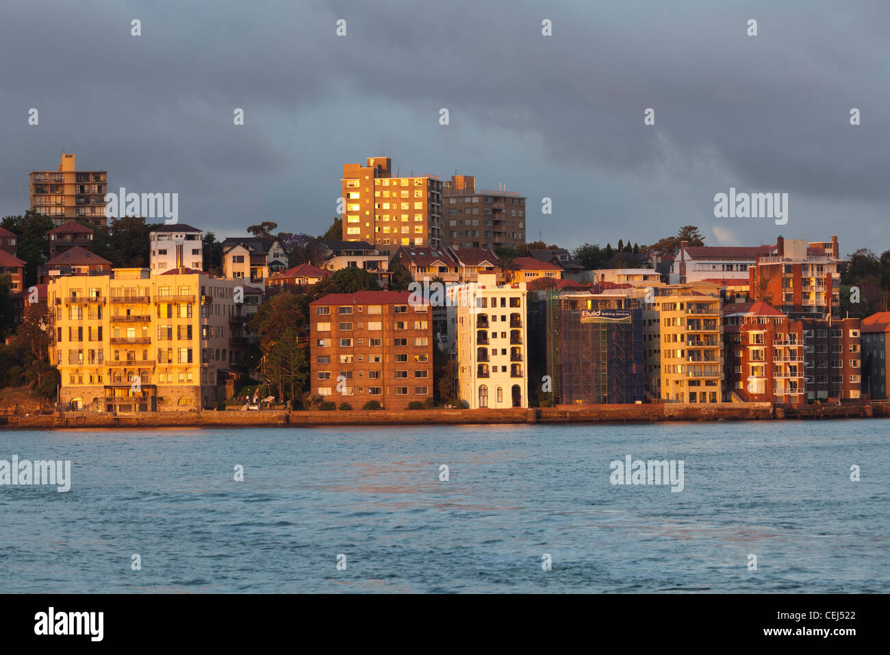 Edifici di appartamenti, North Shore, Sydney, Australia Foto Stock