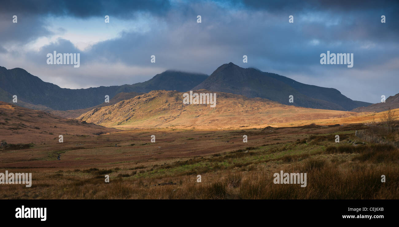 Snowdon Horseshoe, Snowdonia Foto Stock