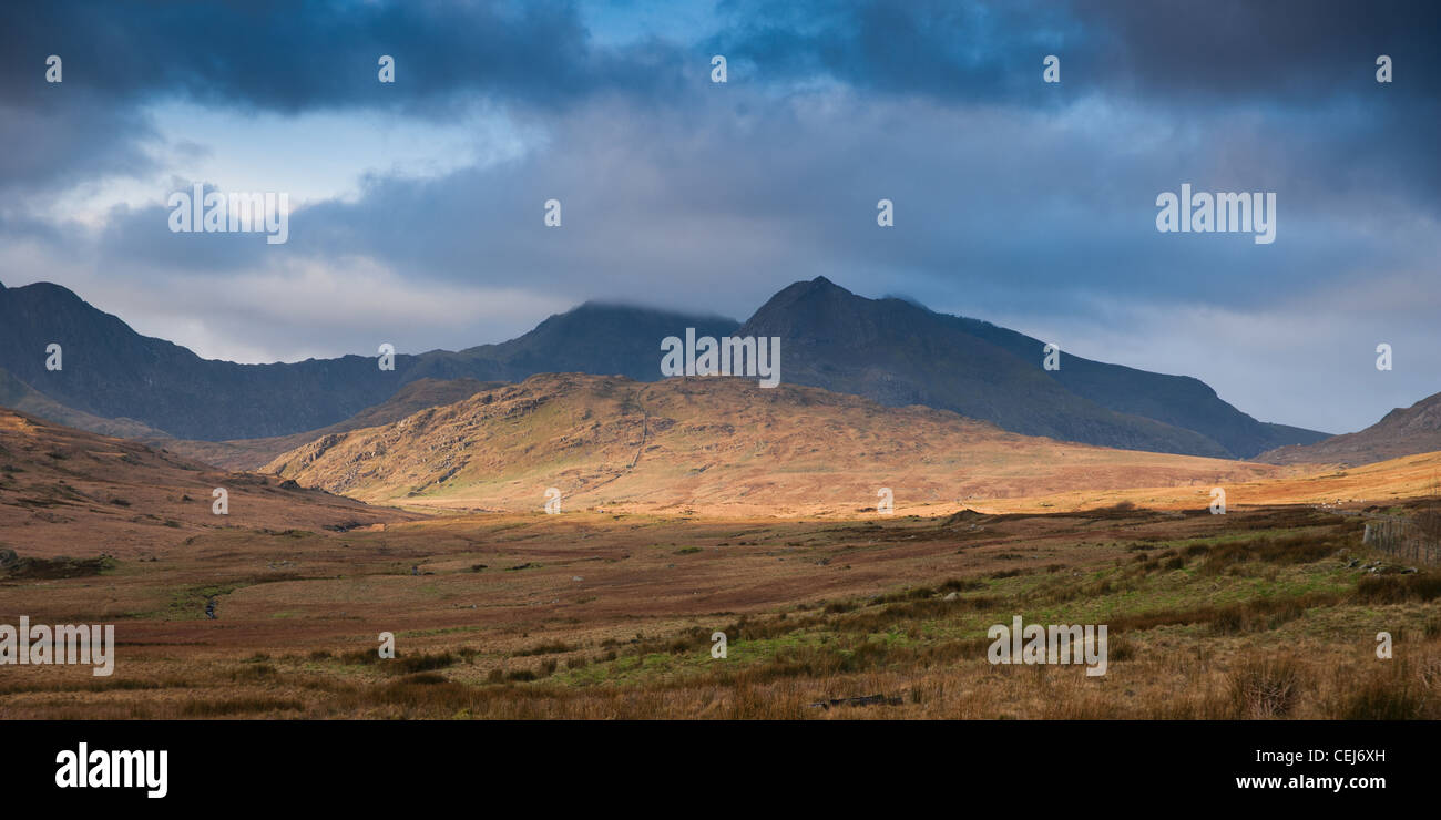 Snowdon Horseshoe, Snowdonia Foto Stock