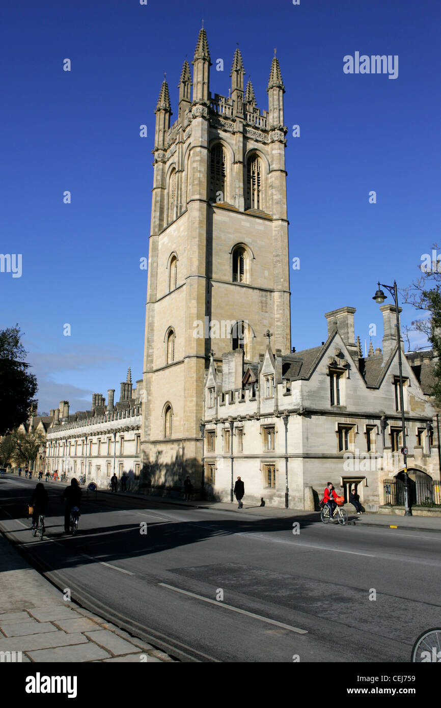 Il Magdalen College, Oxford University; oxford; Regno Unito, Oxford Inghilterra Foto Stock