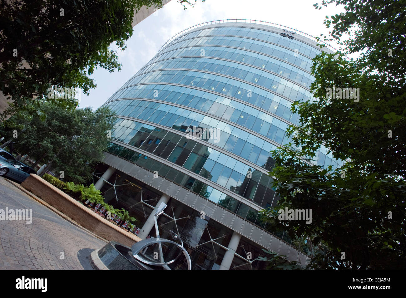 Esterno della Borsa valori di Johannesburg,Gauteng Foto Stock