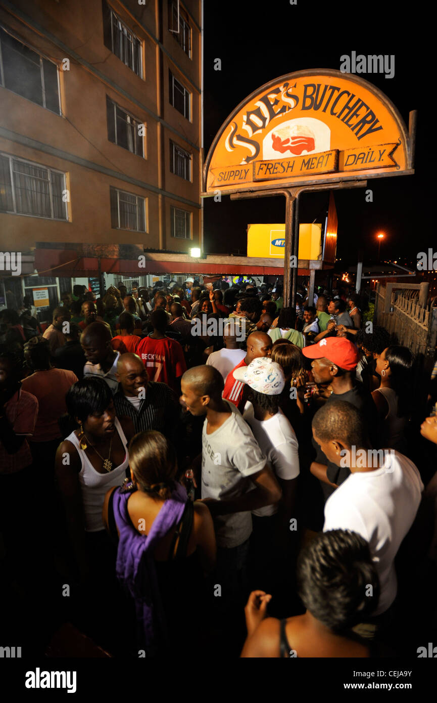 Joes macelleria,Alexandra,Johannesburg,Gauteng Foto Stock