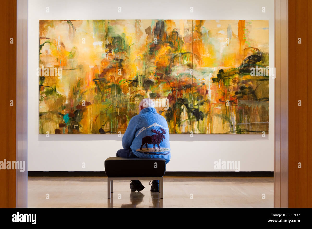 Museo di arte nel Maine. Foto Stock