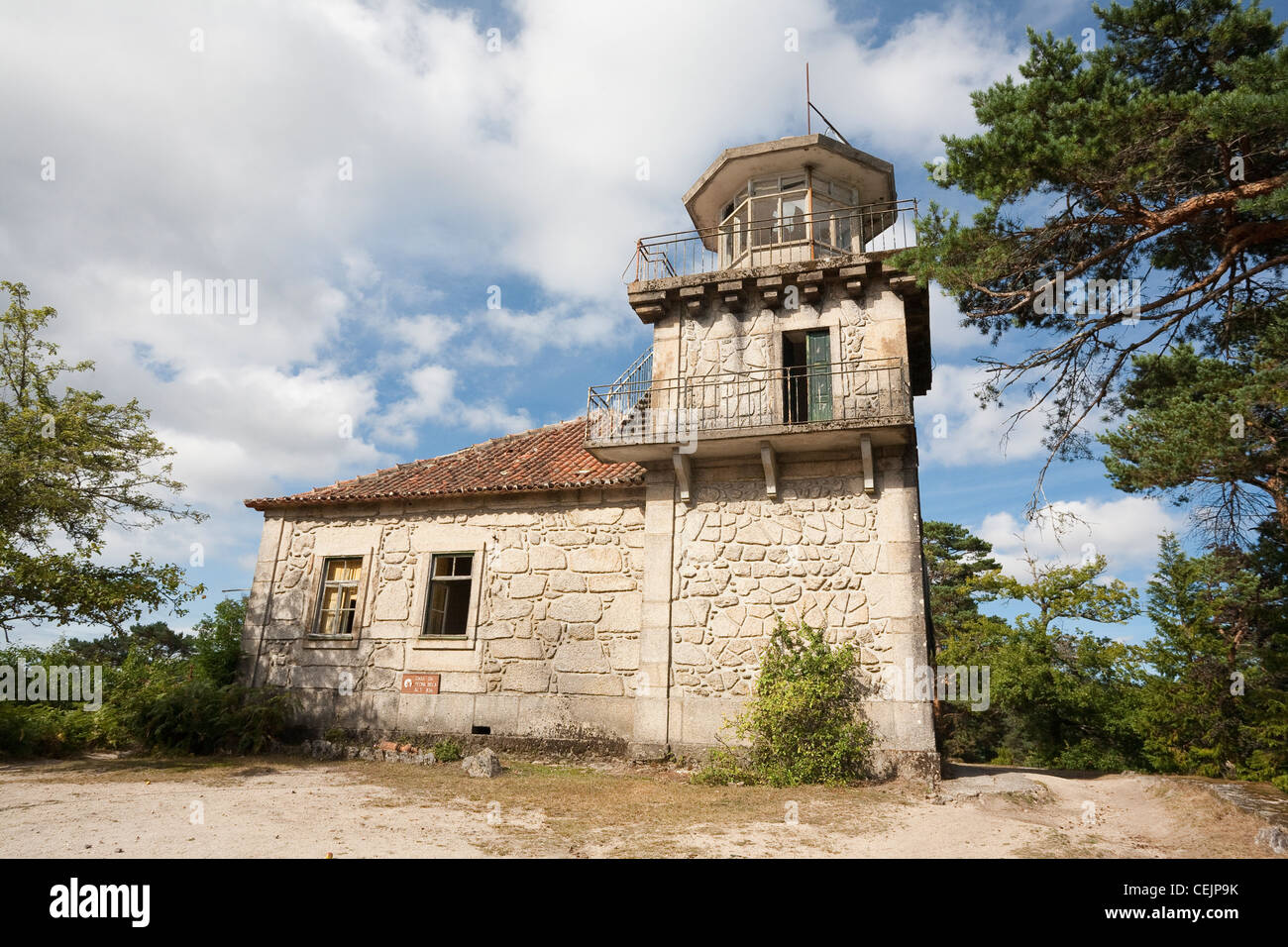 Casa da Pedra Bela, Pedra Bela Trail - Gerês, Peneda-Gerês, il Parco Nazionale del Distretto di Braga, Regione Norte, Portogallo Foto Stock