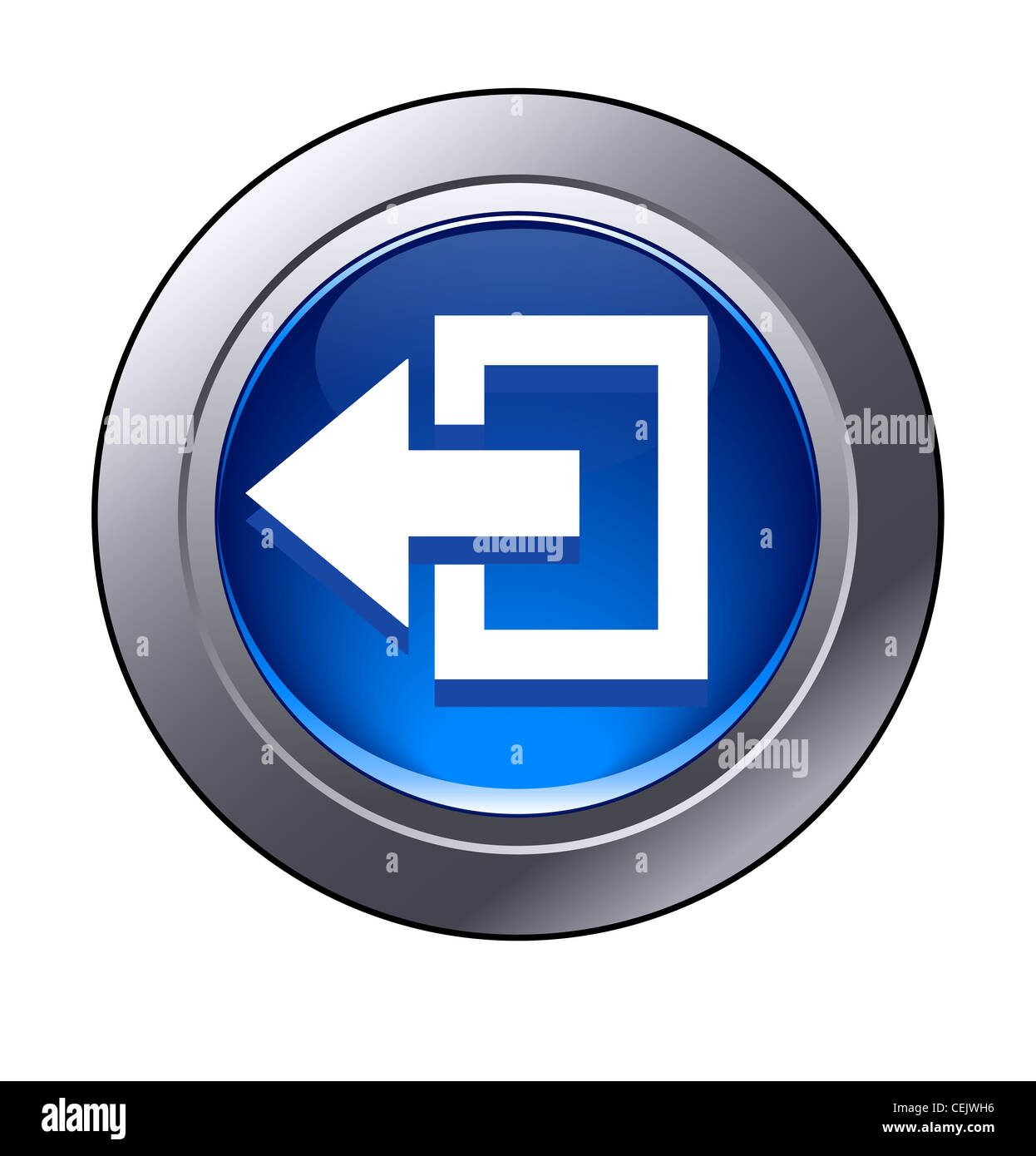 Download, Internet icona pulsante apps Foto Stock