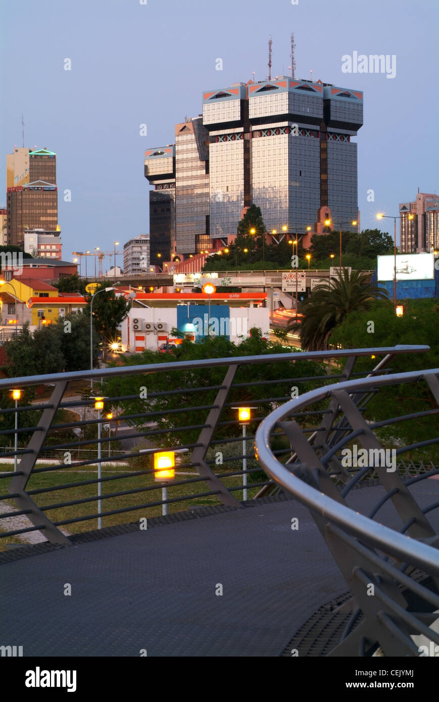 Centro Comercial das Amoreiras Lisbona Portogallo shopping centre Foto Stock