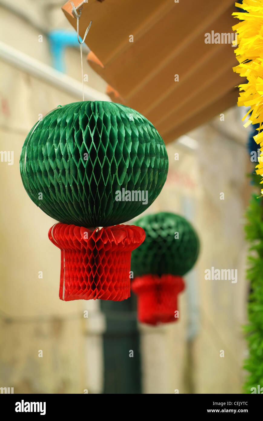 Alfama Bairro tipico de Lisboa, Santo Antonio, Festas Populares Foto Stock
