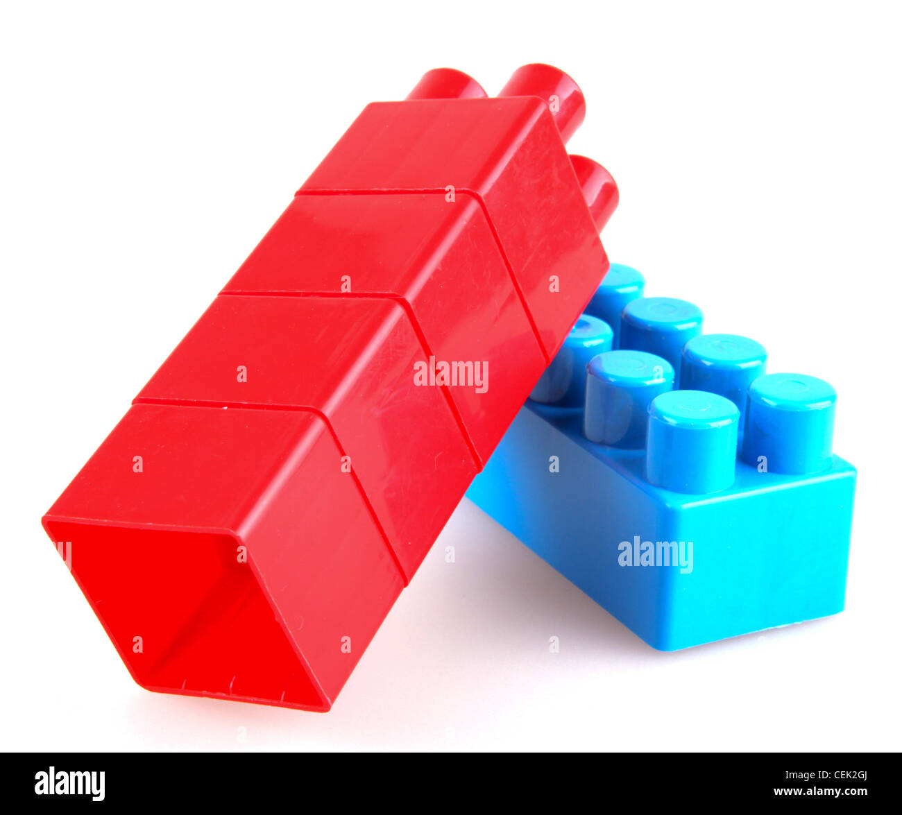 In plastica blocchi di costruzione Foto stock - Alamy
