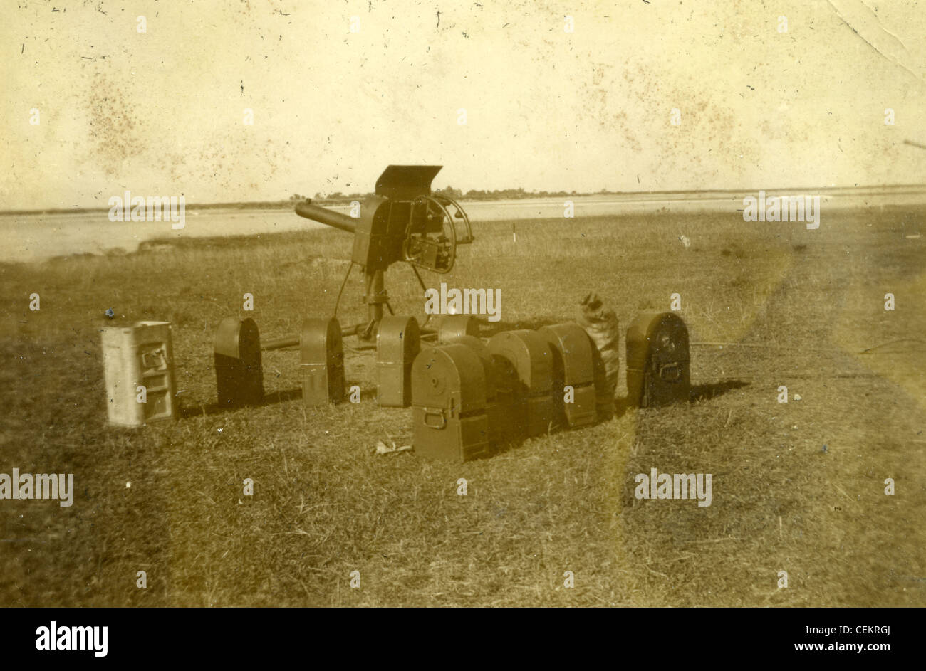 308Th gruppo bomba, XIV Army Air Force, Birmania Cina India, la II Guerra Mondiale durante la seconda guerra mondiale. anti aria pistole artigianali Foto Stock