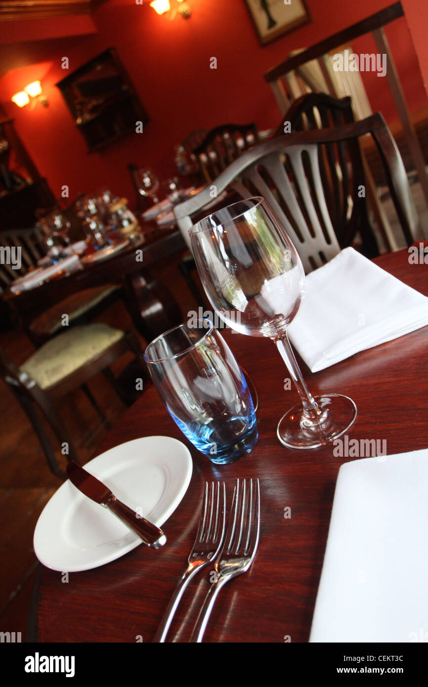 Ristorante interno Foto Stock